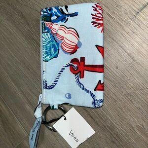 Vera Bradley Zip Up ID keychain Anchors Aweigh